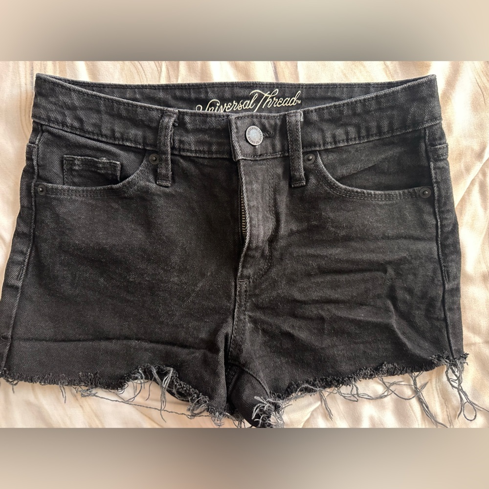 Universal‎ Thread Women's Black Denim Shorts